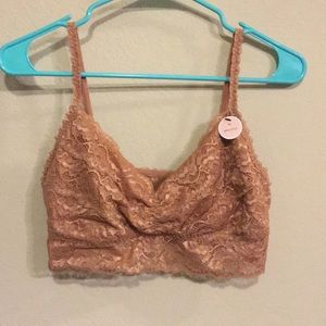 Rose Gold Lace Bralette